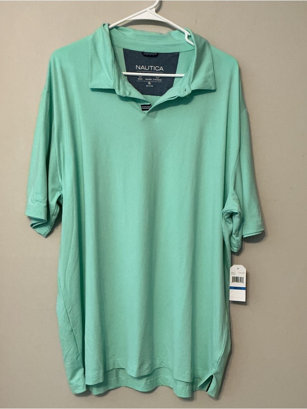 Nautica Mint Green Polo Shirt